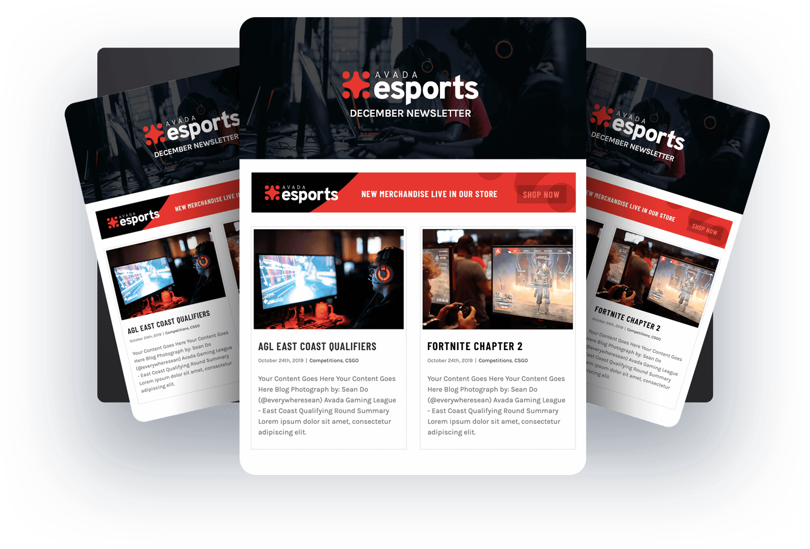 Newsletter newsletter-montage